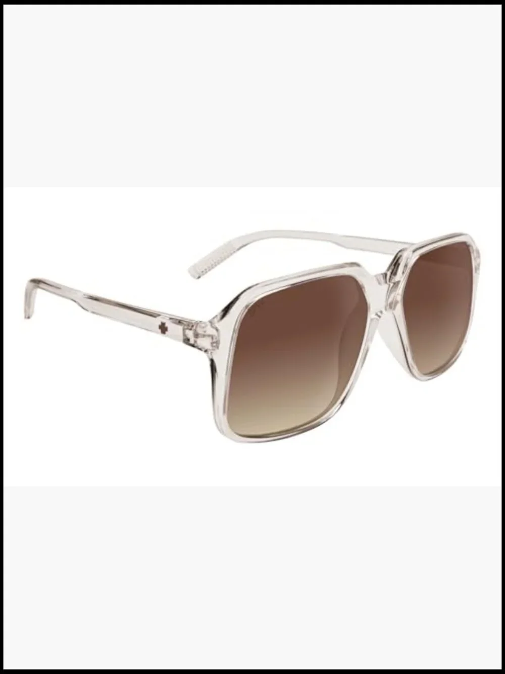 Rectangular Aviator Sunglasses, Bioplastic Frame, UV Protection